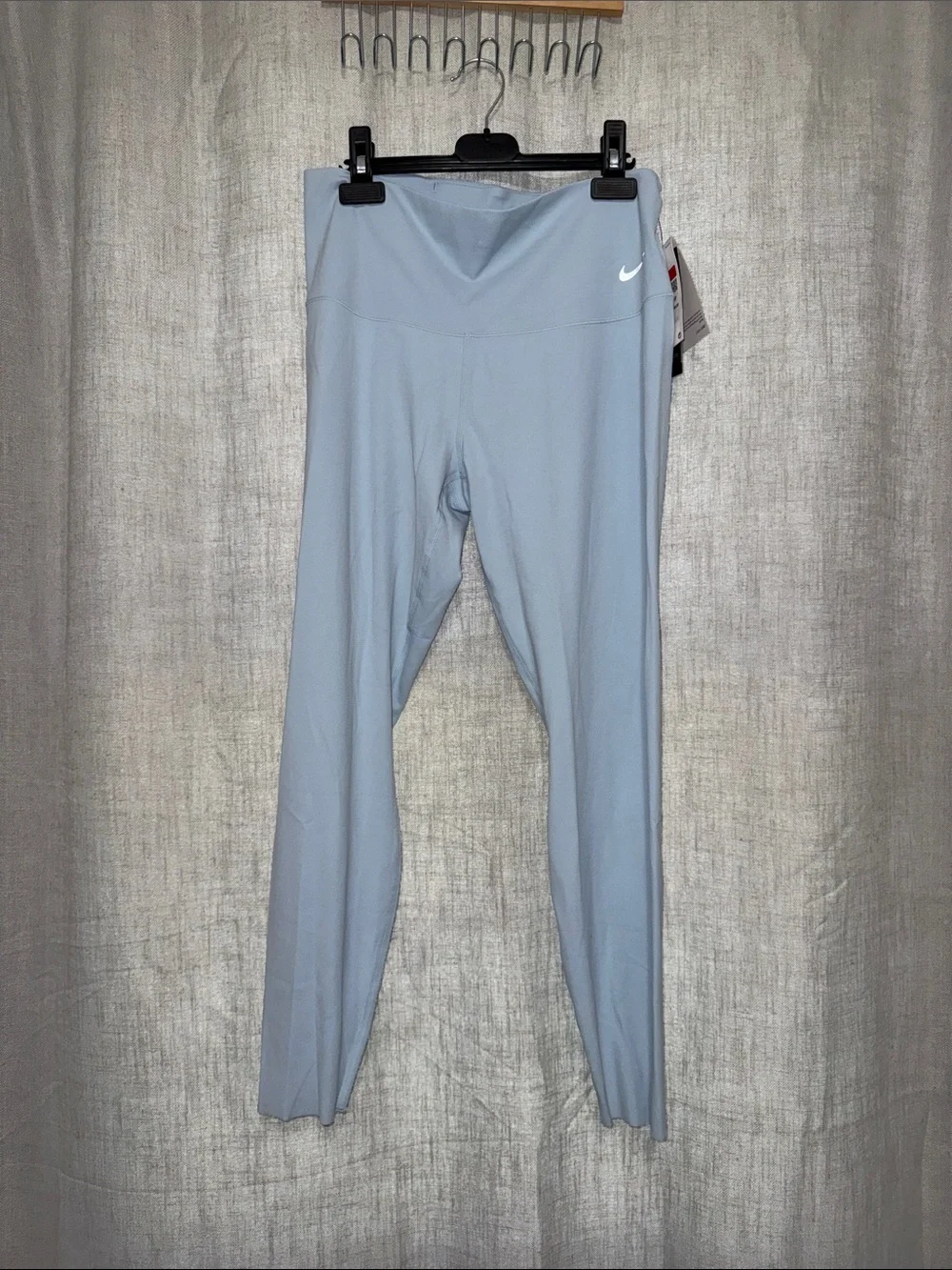 Nike Zenvy Dri-Fit Large Blue Gentle-Support High-Waisted Leggings